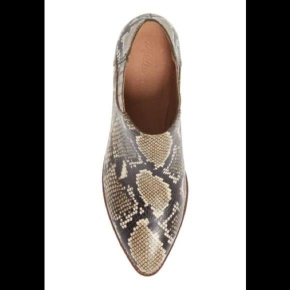 Madewell Sonia Low Leather Snakeskin Chelsea Boot - Picture 5 of 12